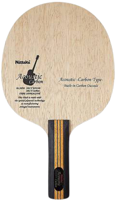 Nittaku Acoustic Carbon Ping Pong Paddle