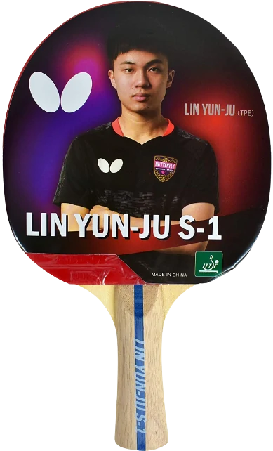 Butterfly Lin Yun-Ju 1 Shakehand Ping Pong Paddle