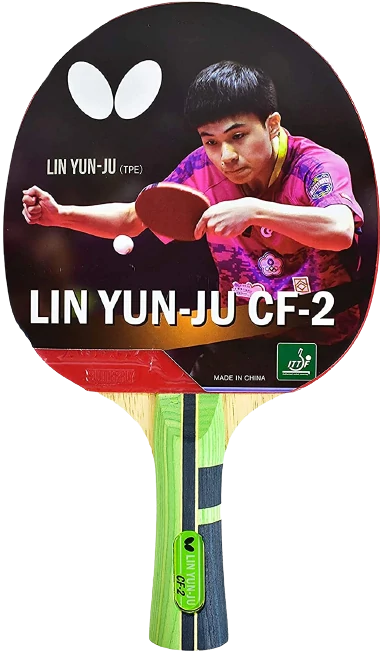 Butterfly Lin Yun-Ju 2 Shakehand Ping Pong Paddle