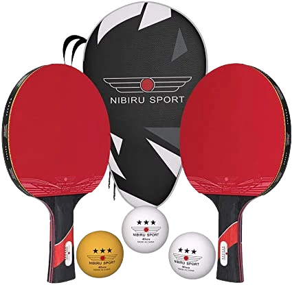 1. NIBIRU SPORT Ping Pong Professional Paddles Set:
