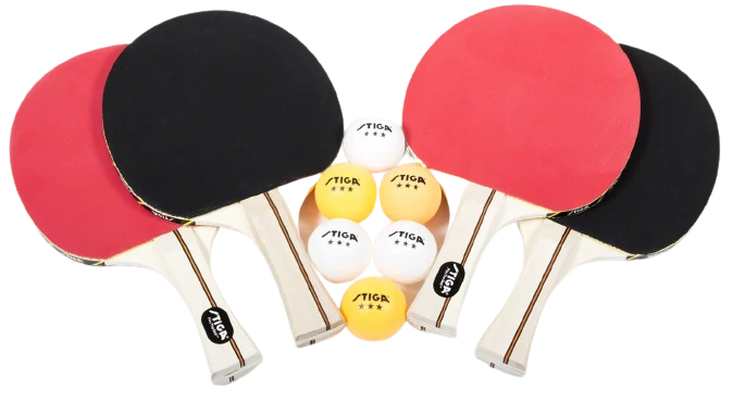 3: STIGA Performance 4-Player Ping Pong Paddle - Great Option For Control 
