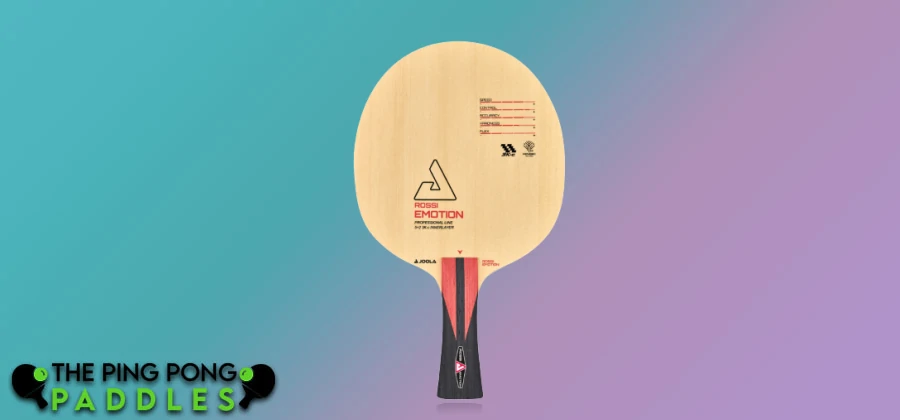 High Trajectory JOOLA Rossi Emotion Ping Pong Paddle